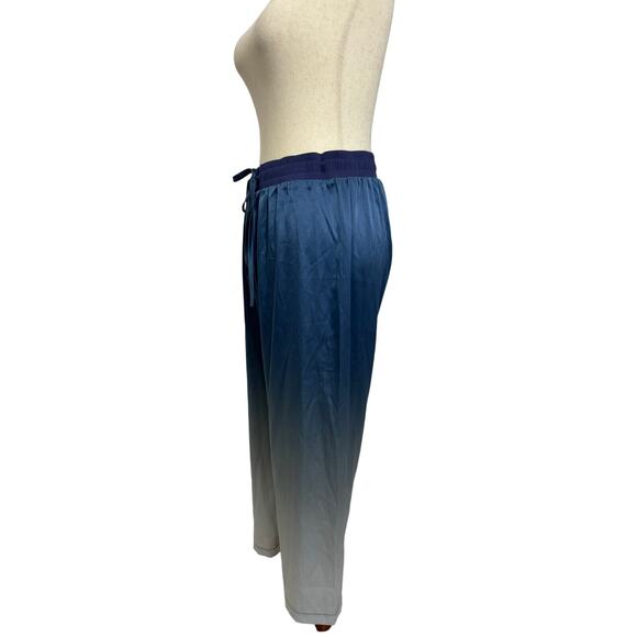 NWOT Tahari 3/4 Length Wide Leg Pant Blue - Size M - Picture 3 of 5